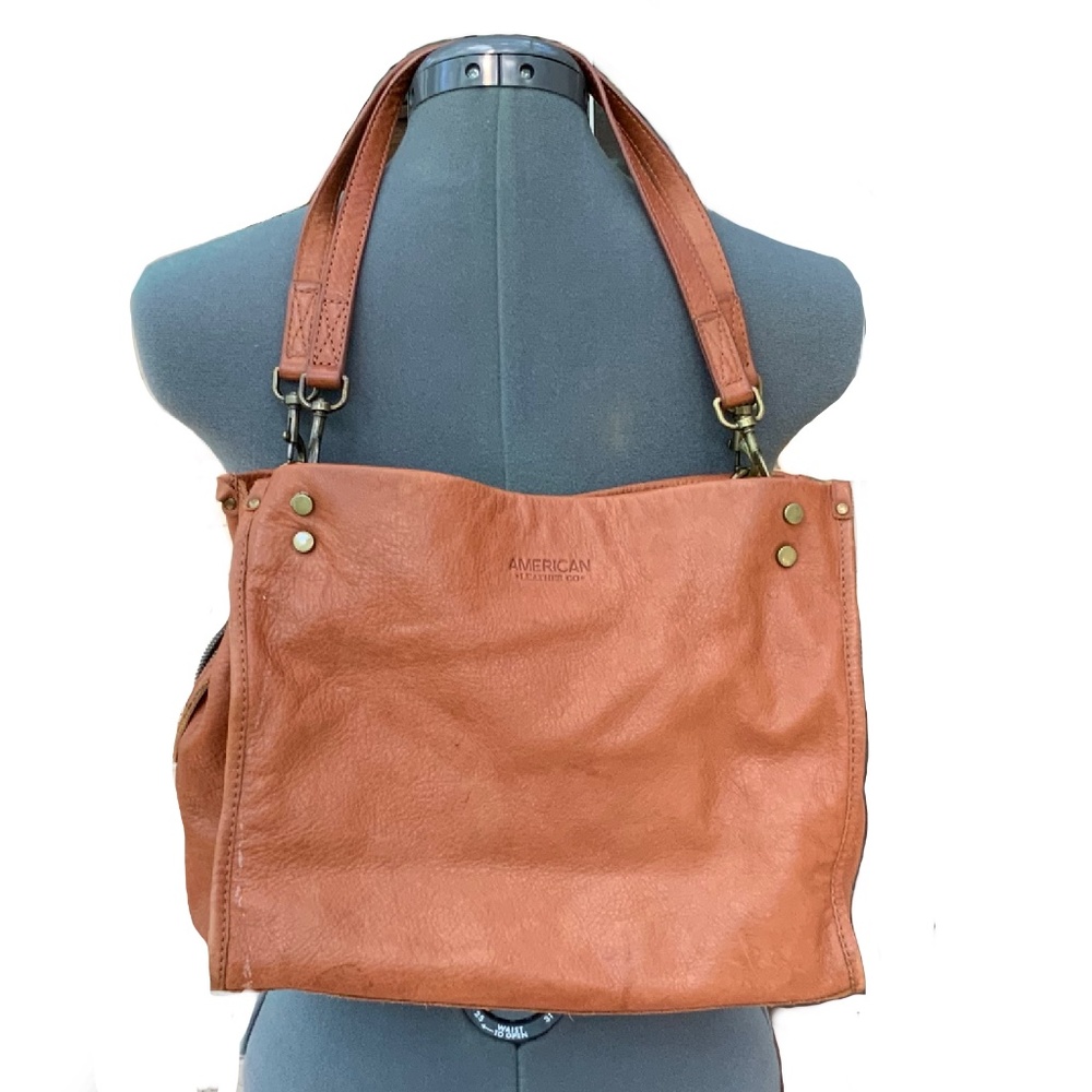 American Leather Co. purse handbag brown